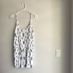 Cactus print romper!
